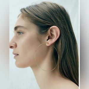 Jenny Bird Large Gold Icon Hoops